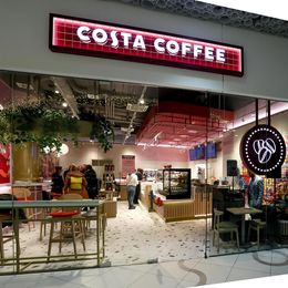 Die Costa Coffee Filiale in Wien Mitte The Mall